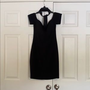 My Michelle black off the shoulder dress